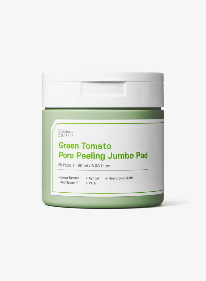Green Tomato Pore Peeling Jumbo Pad (180ml)