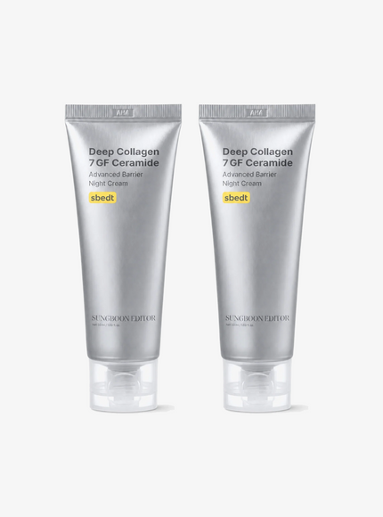 Deep Collagen 7GF Ceramide Advanced Barrier Night Cream Duo Set (50ml*2ea)