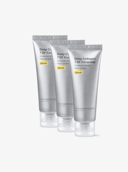Deep Collagen 7GF Ceramide Advanced Barrier Night Cream Trio Set (50ml*3ea)