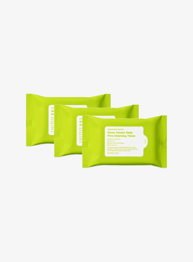 Green Tomato Deep Pore Cleansing Tissue Trio Set (50g*3ea)