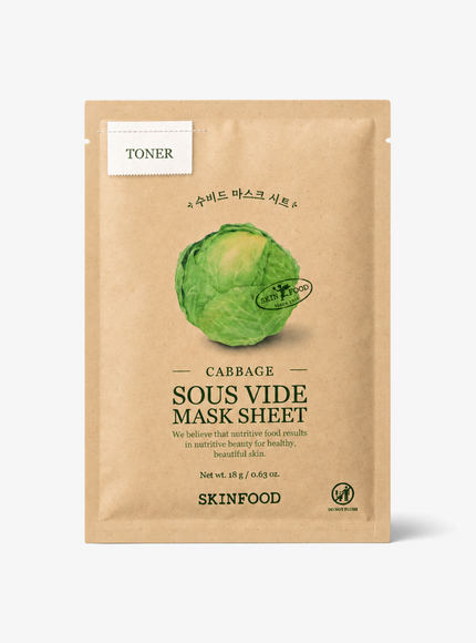 Sous Vide Mask Sheet - Cabbage (18g)