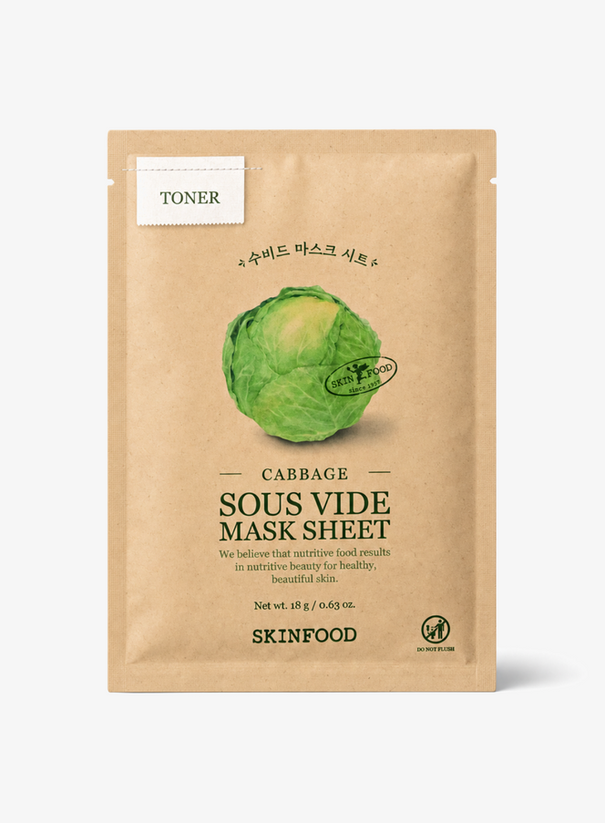 Sous Vide Mask Sheet - Cabbage (18g)