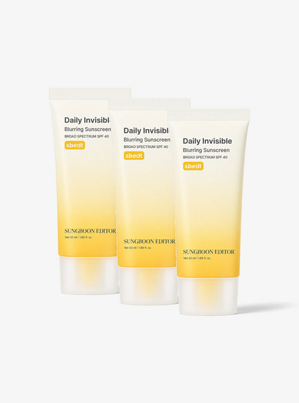 Daily Invisible Blurring Sunscreen (SPF40) Trio Set (50ml*3ea)