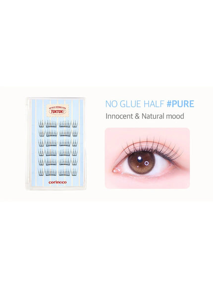 TOKTOKHARA No Glue Half Eyelash (24pcs)