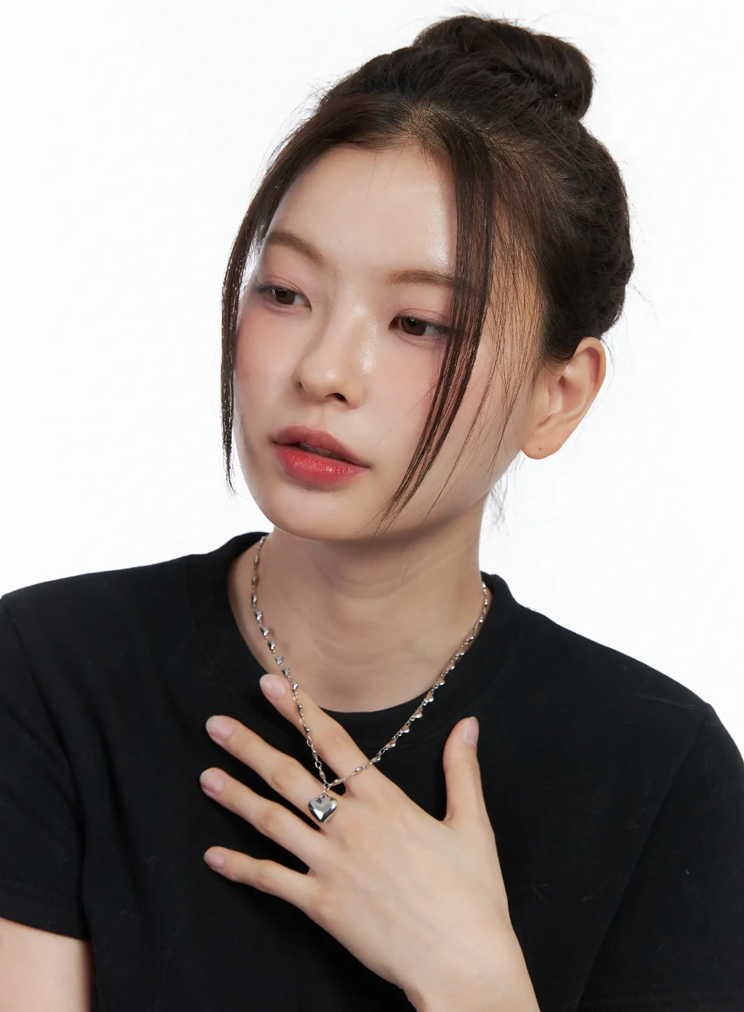 Heart Charm Necklace IN514