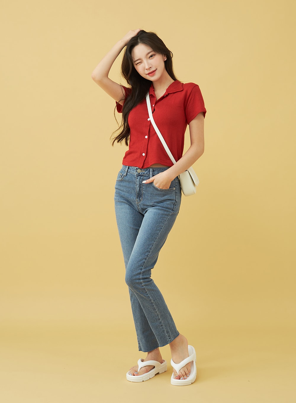 Vintage Style Skinny Jeans BU18