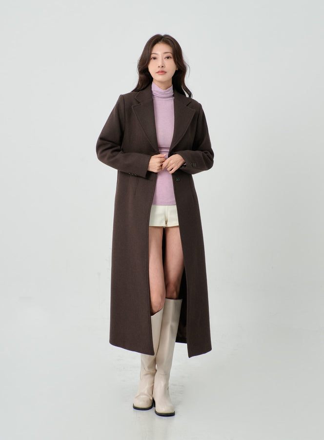 Button Long Coat IO31