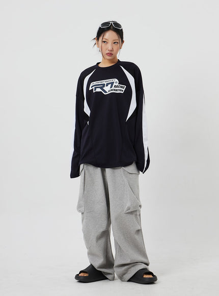 寬鬆工裝運動褲男女通用 CF327