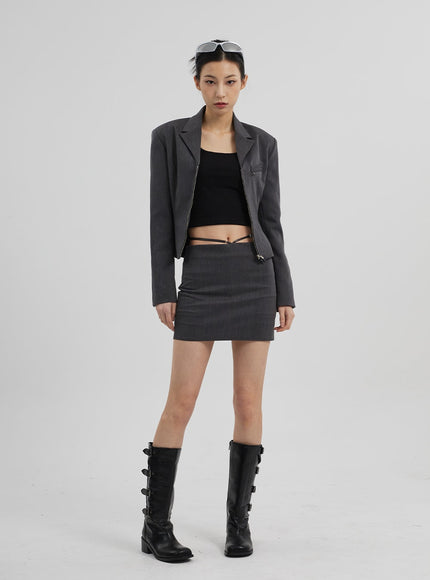 束腰迷你裙CF309