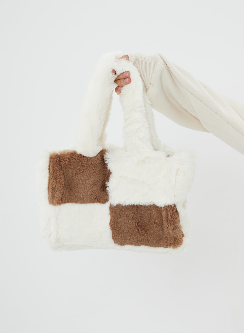 Soft Fur Square Shoulder Bag BN03