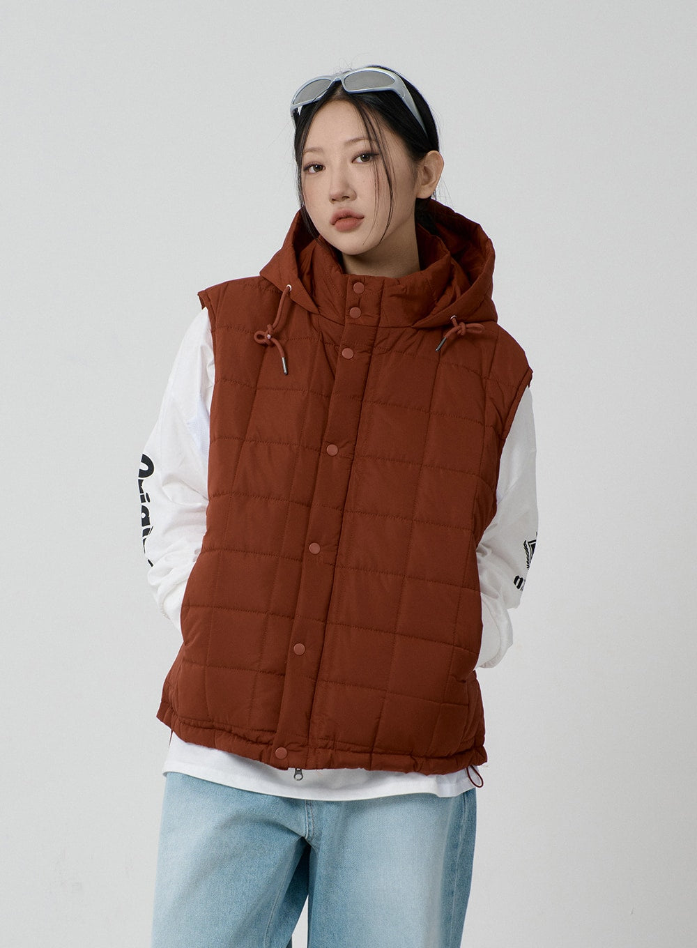 Oversize Hooded Puffer Jacket CN03 - Lewkin