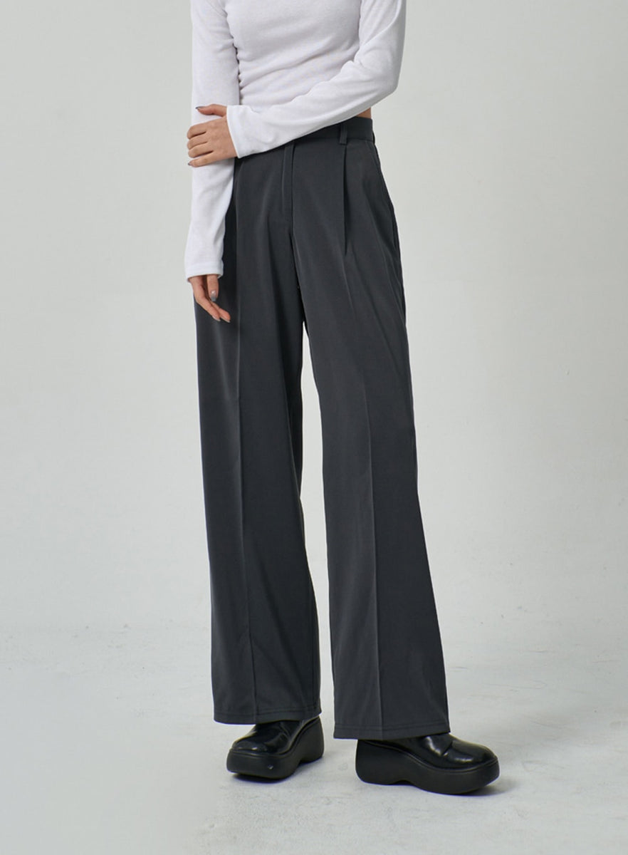 Wide Leg Tailored Pants IF315