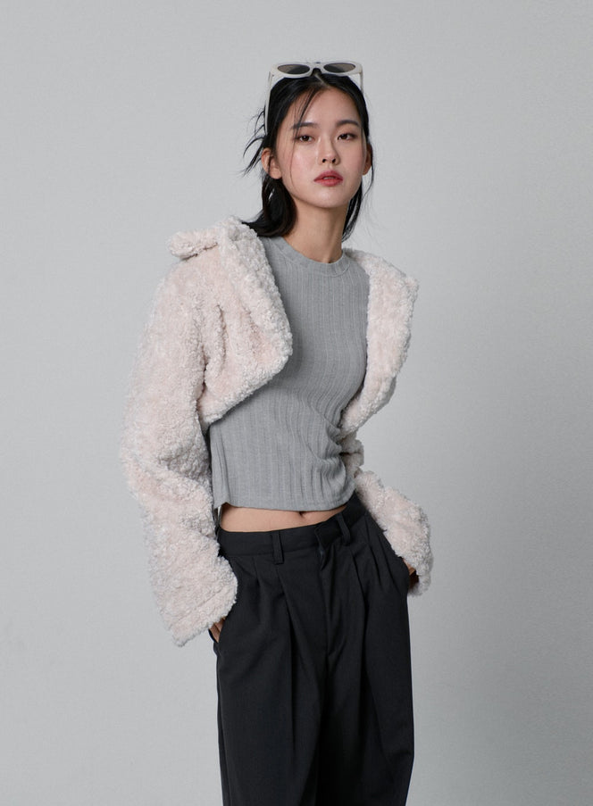 Faux Fur Bolero IJ313