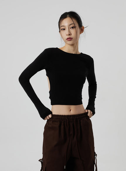 背部交叉繫帶上衣 CF308