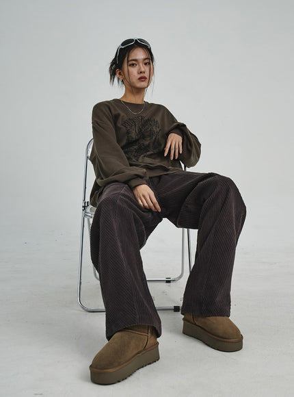 Graphic Oversize Sweatshirt CD07