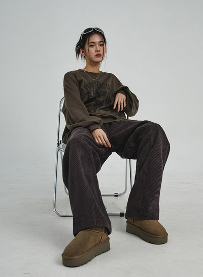 Graphic Oversize Sweatshirt CD07