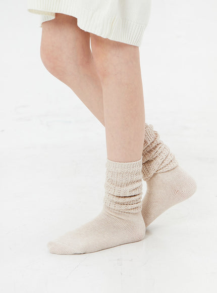 針織暖腿襪 BS19