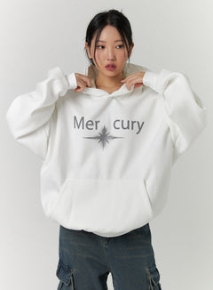 graphic-lettering-hooded-sweatshirt-cd312 / White