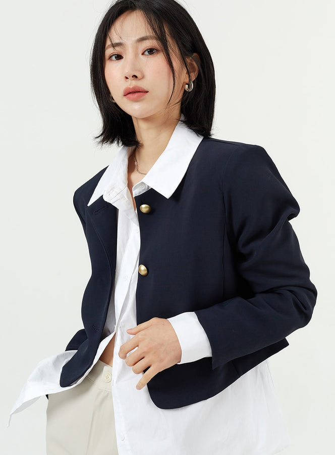 Golden Button Jacket OM314