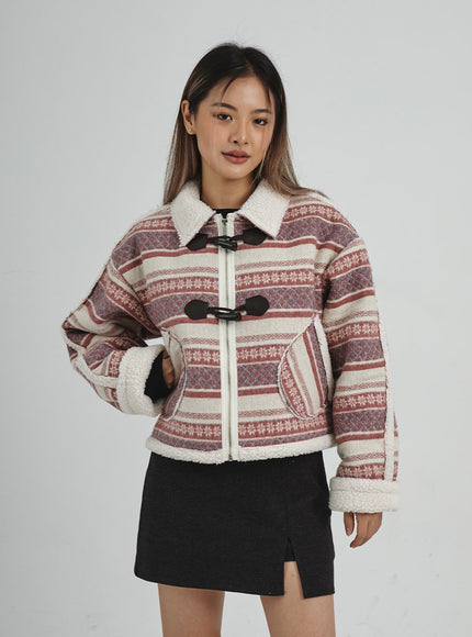 Shearing Crop Duffel Coat CN25