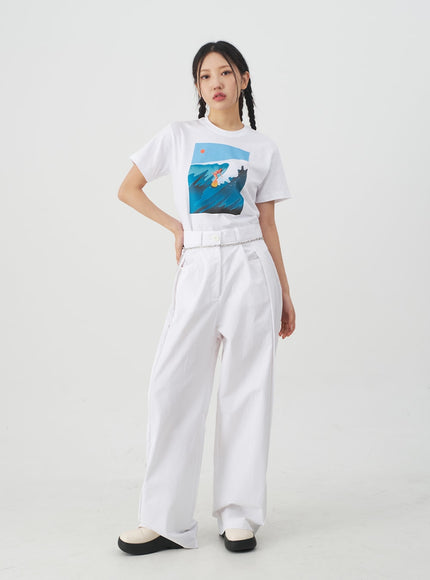 Surfing Graphic Tee CJ02