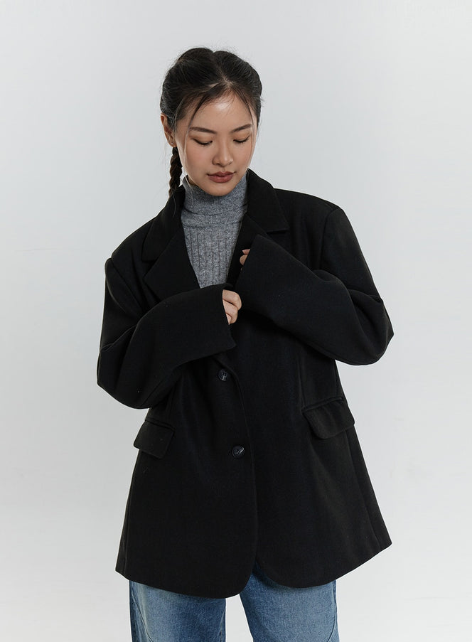 Button Coat Jacket CN24