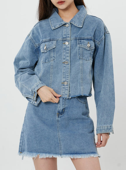 Sienna 短款牛仔褲夾克 CS21