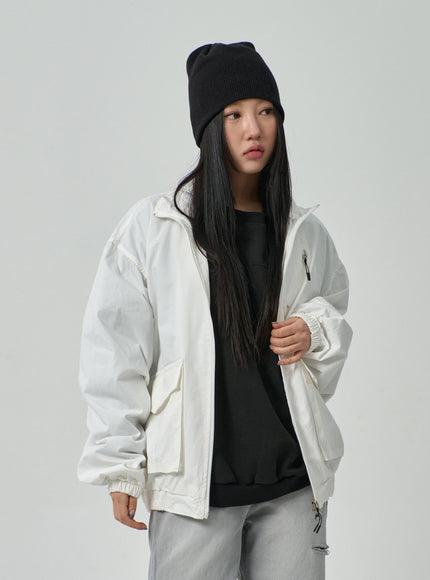 超大拉鍊夾克 IF316