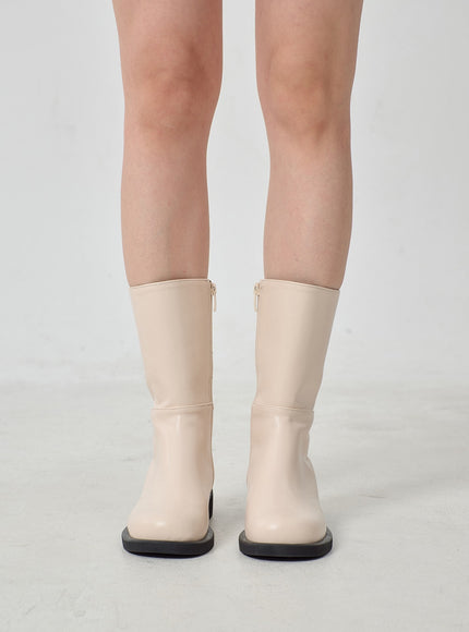 中小腿側拉鍊靴 OJ300