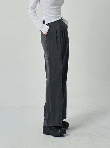 Wide Leg Tailored Pants IF315