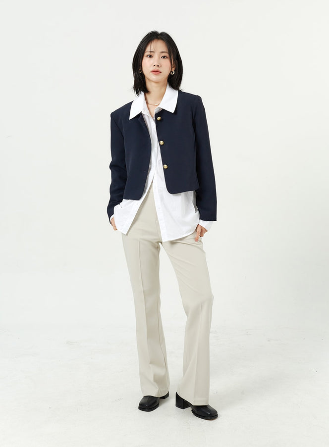 Golden Button Jacket OM314