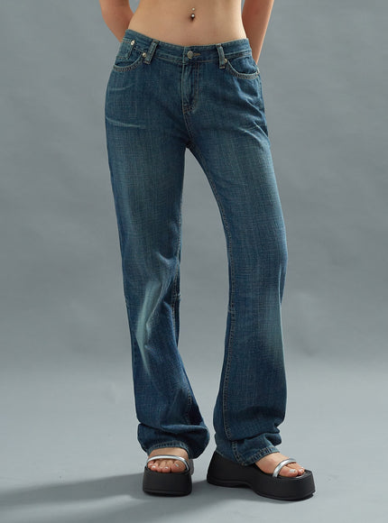 Low Rise Bootcut Jeans CU20