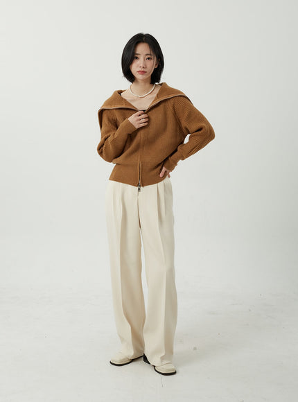 Wide Leg Tailored Pants OJ309
