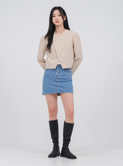 牛仔迷你裙褲 U2202