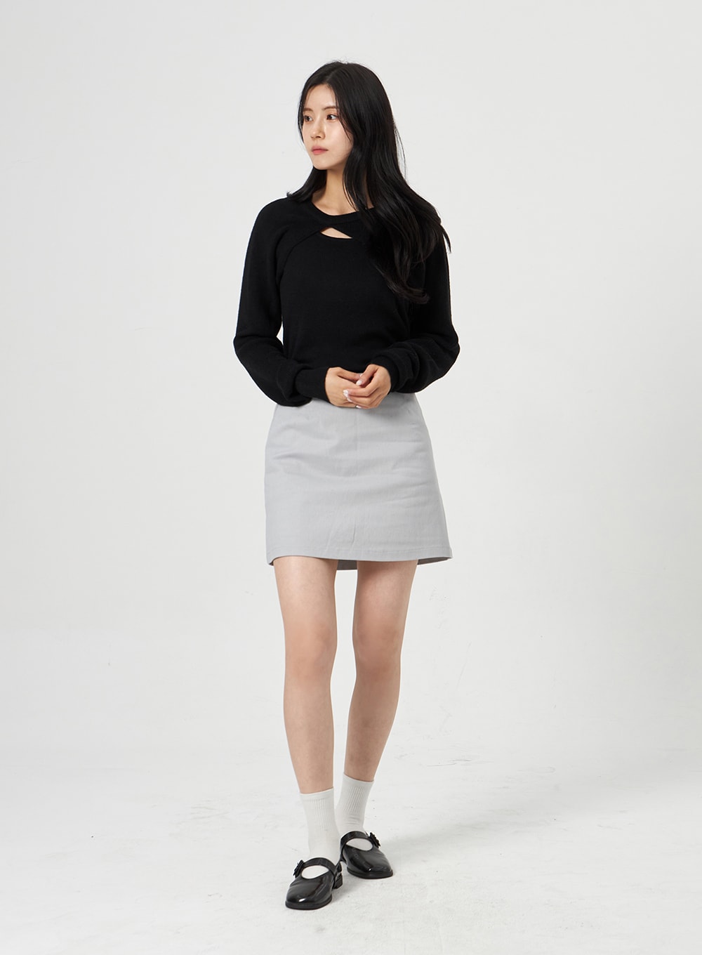 Knit Top And Bolero Set OA313