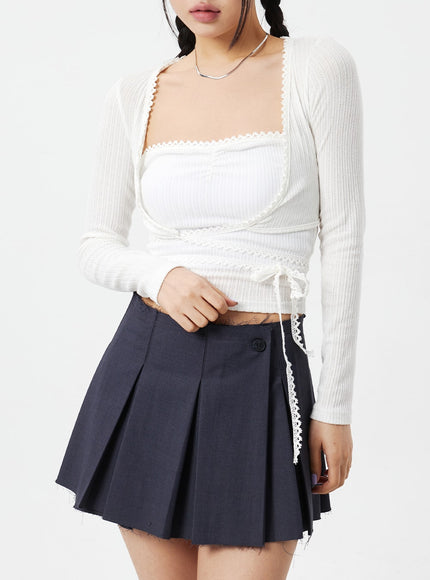 蕾絲上衣開衫套裝 CM324