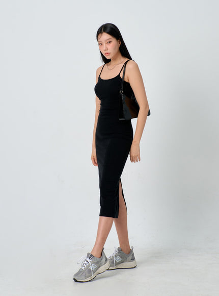 細肩帶長連衣裙 IJ330