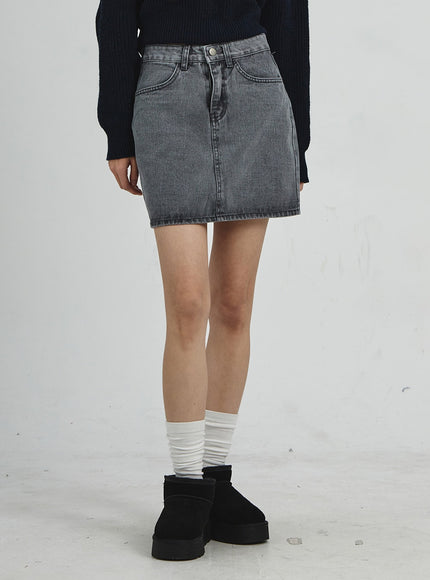 Denim Mini Skirt CD07