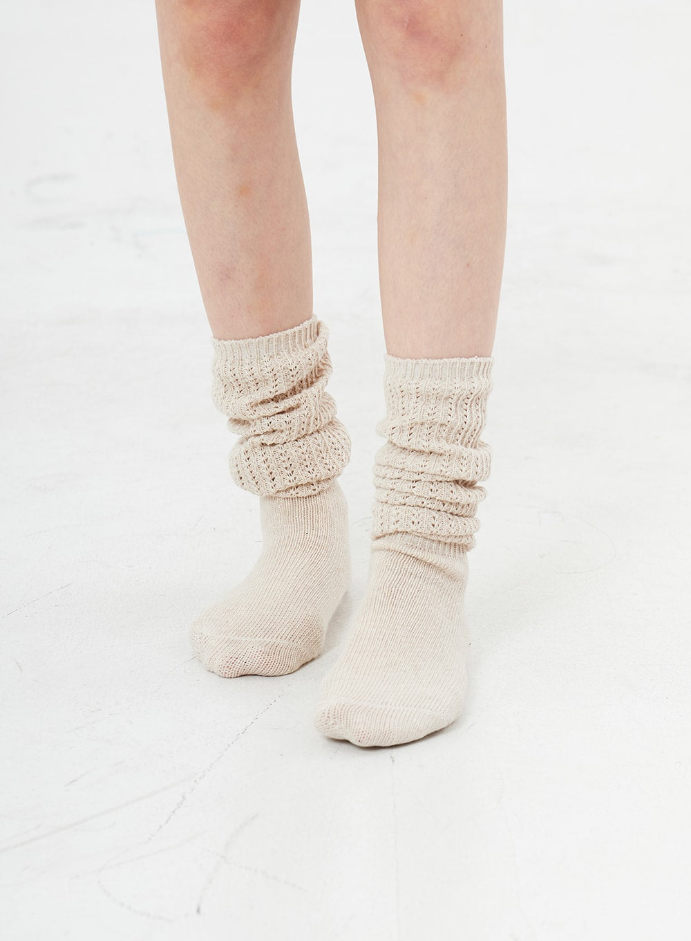 Knitted Leg Warmer Socks BS19