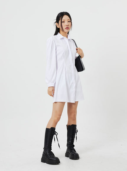 迷你襯衫連衣裙CF316