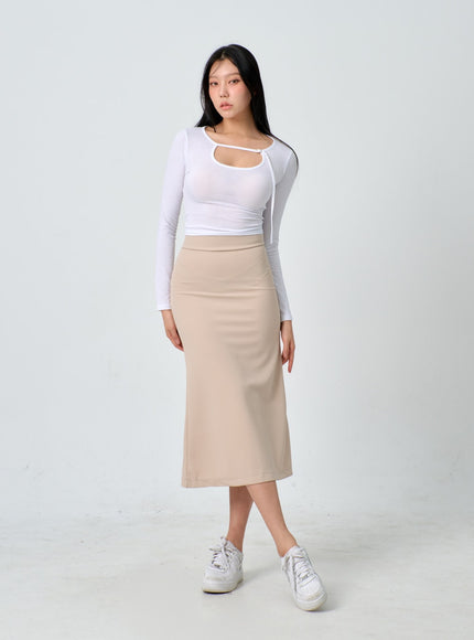 鏤空短款上衣 IF301