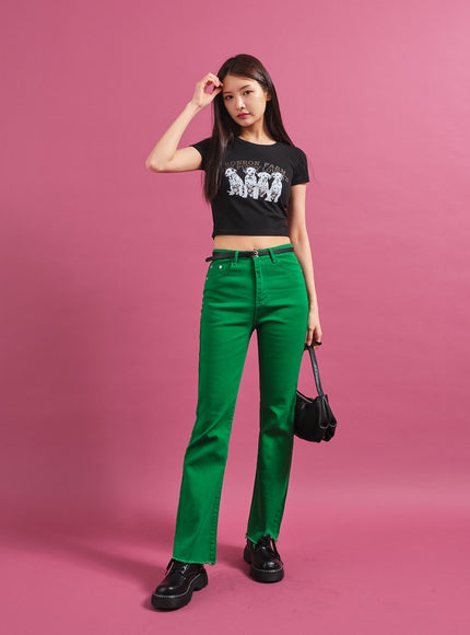 Dalmation 短款 T 卹 CY17