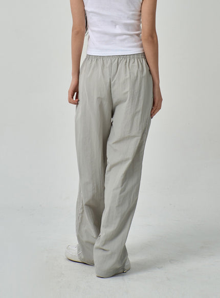 抽繩尼龍運動褲 IF315