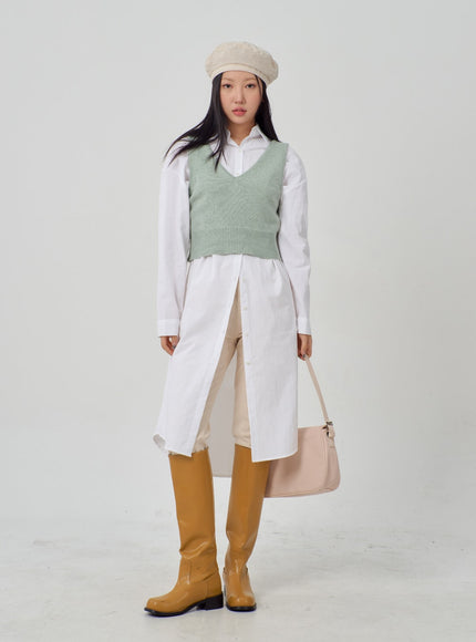 V領簡約背心 IM316