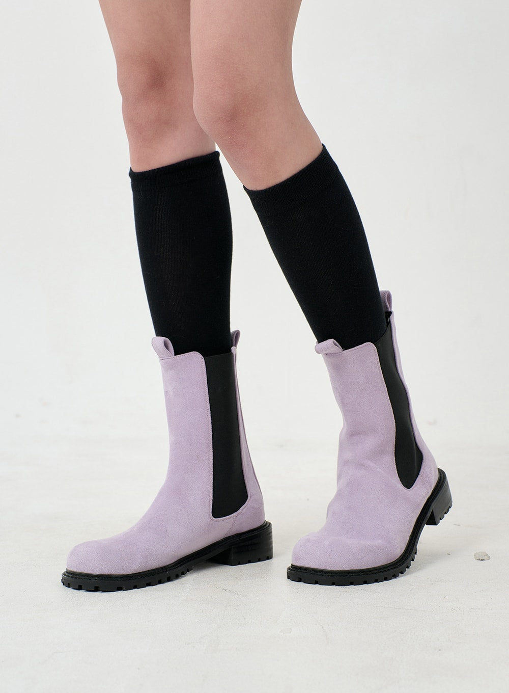 COSSACKS-Purple suede Cossacks-boots for the off-season – купить на Ярмарке  Мастеров – G2B1XCOM | Ankle boot, Rimini