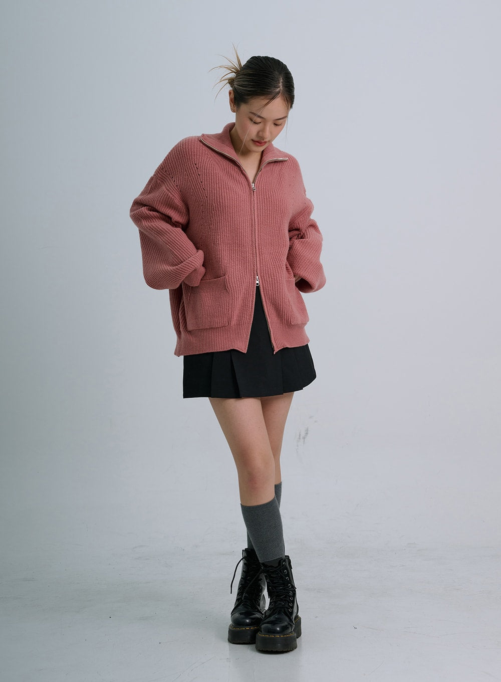 A-Line Pleated Mini Skirt CO21