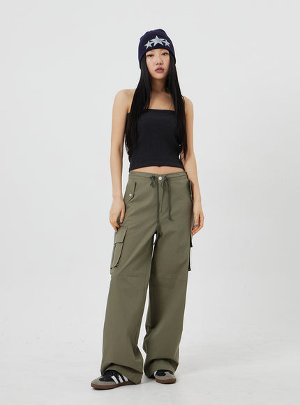 羅紋針織抹胸上衣 CF323