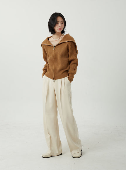 Wide Leg Tailored Pants OJ309