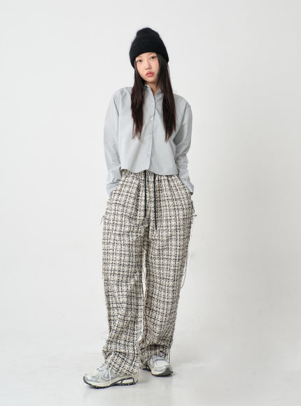 Cotton Cropped Long Sleeve T-Shirt IS15