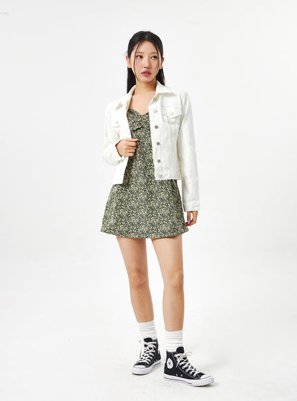 Button Cotton Jacket CA314